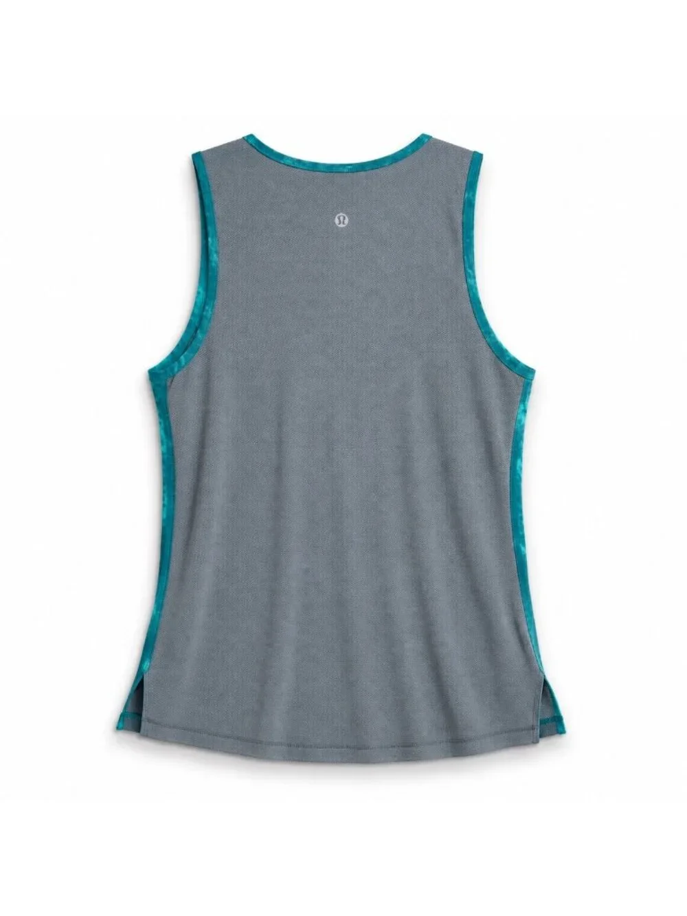 Lululemon Mesh Tank Top Size 6/8 Blue Gray Sleeveless Athletic Top
